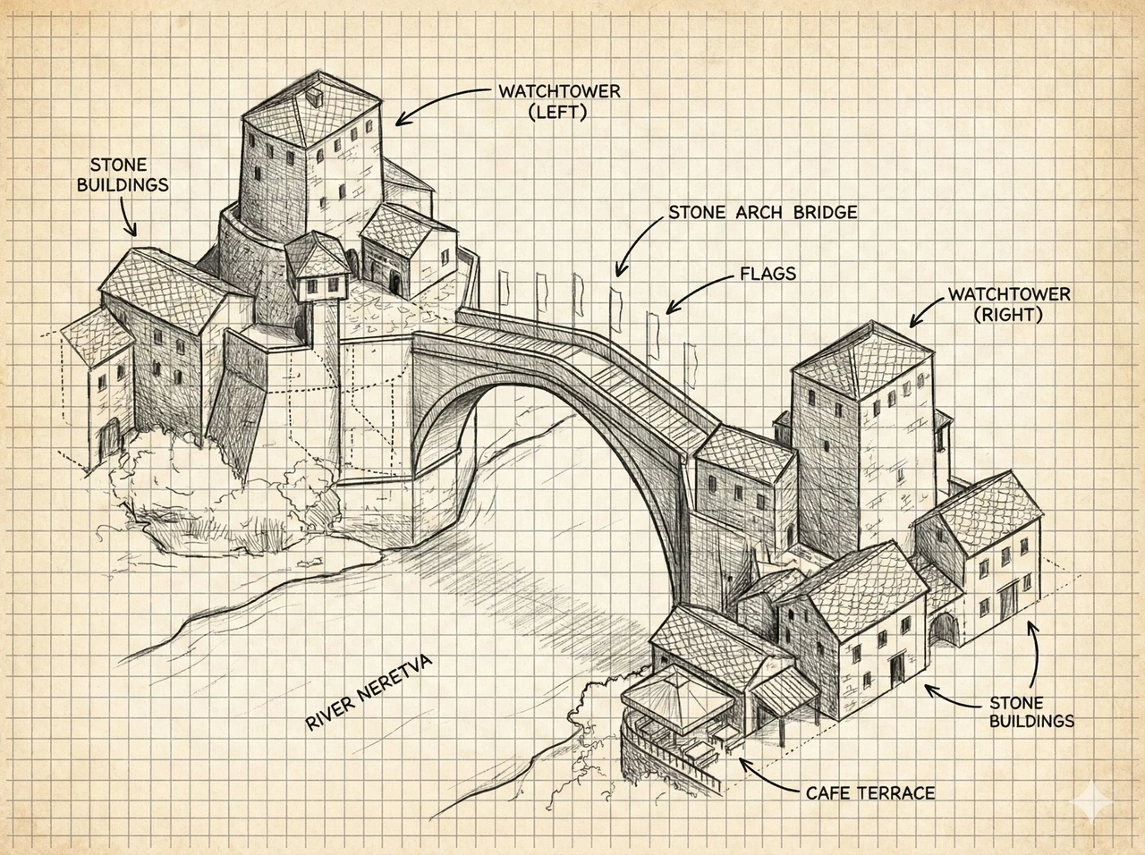 Hand-drawn Isometric