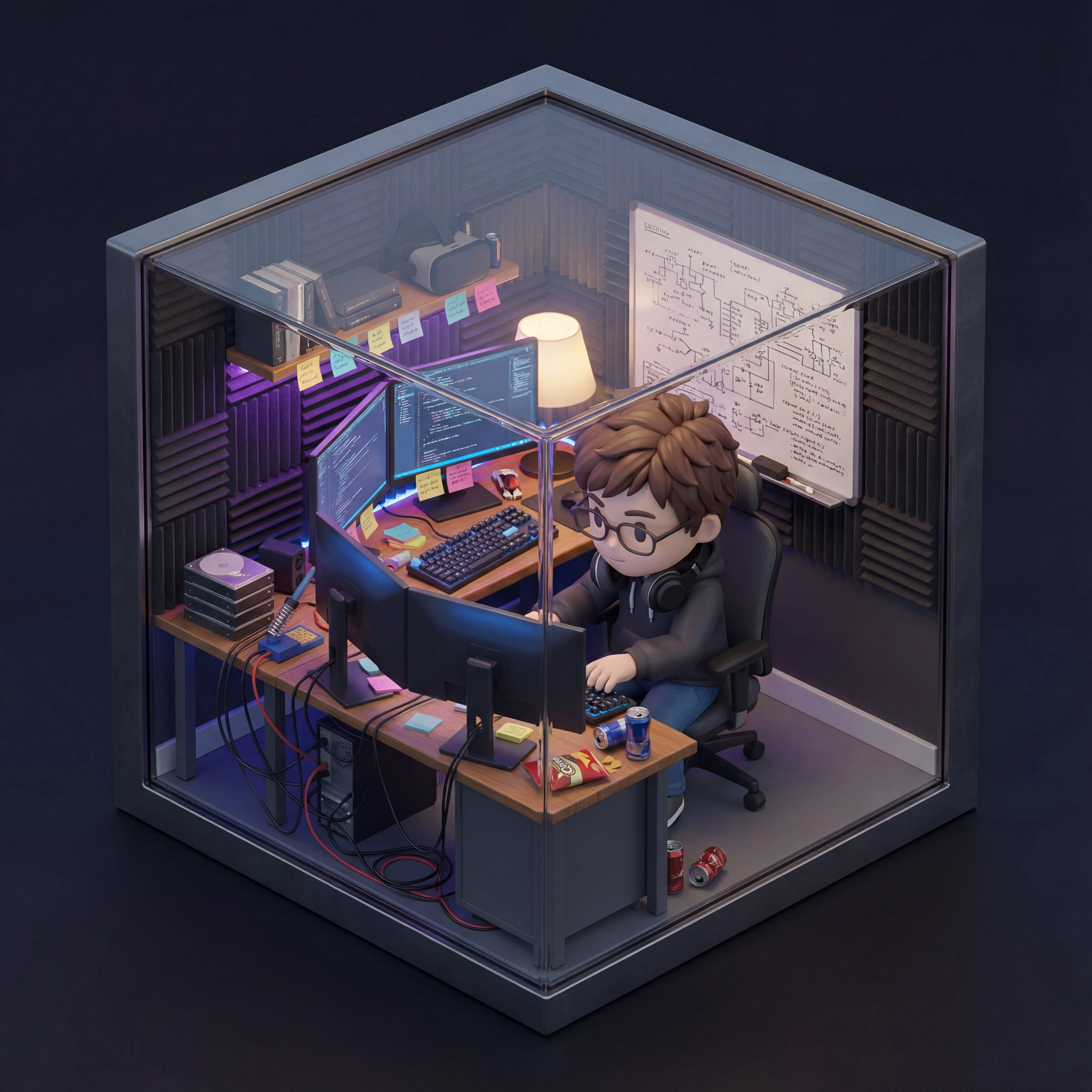 Isometric Room Model